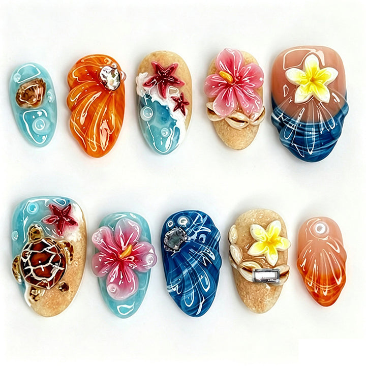 Luxury Nail Art Set with Galactic Designs Bowlift