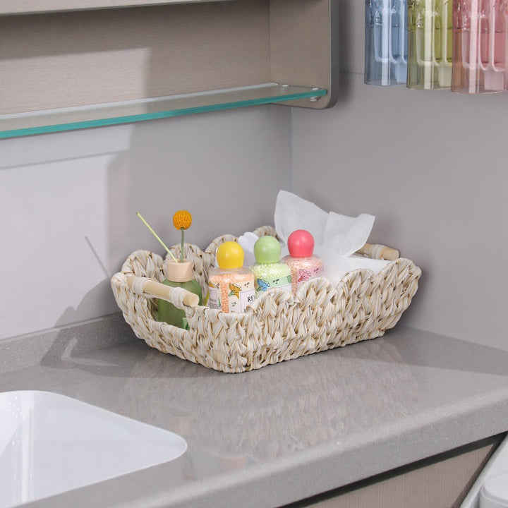 Decorative Woven Storage Caddy Bowlift