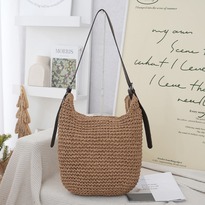 Handmade Shoulder Bag Made of Natural Material Bowlift