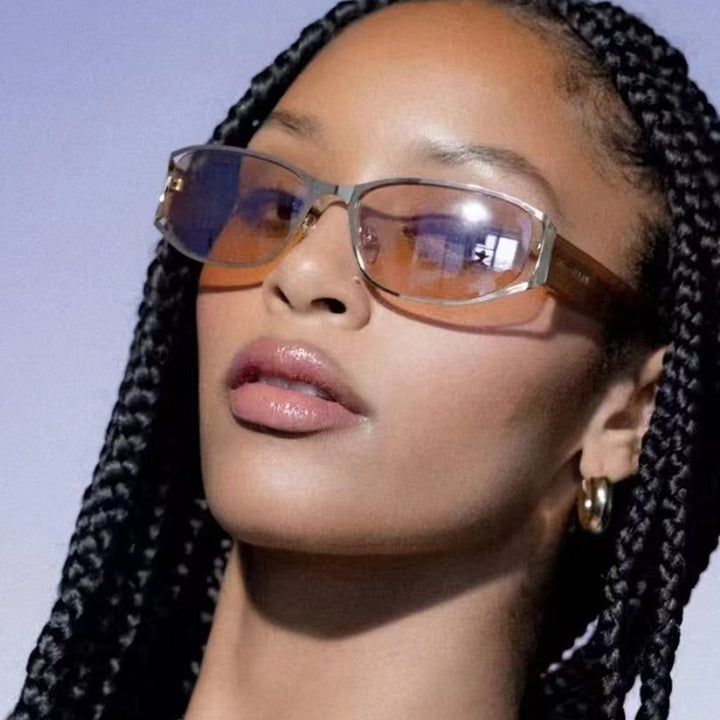 Women's modern sunglasses with elegant contours and protective UV filter Bowlift