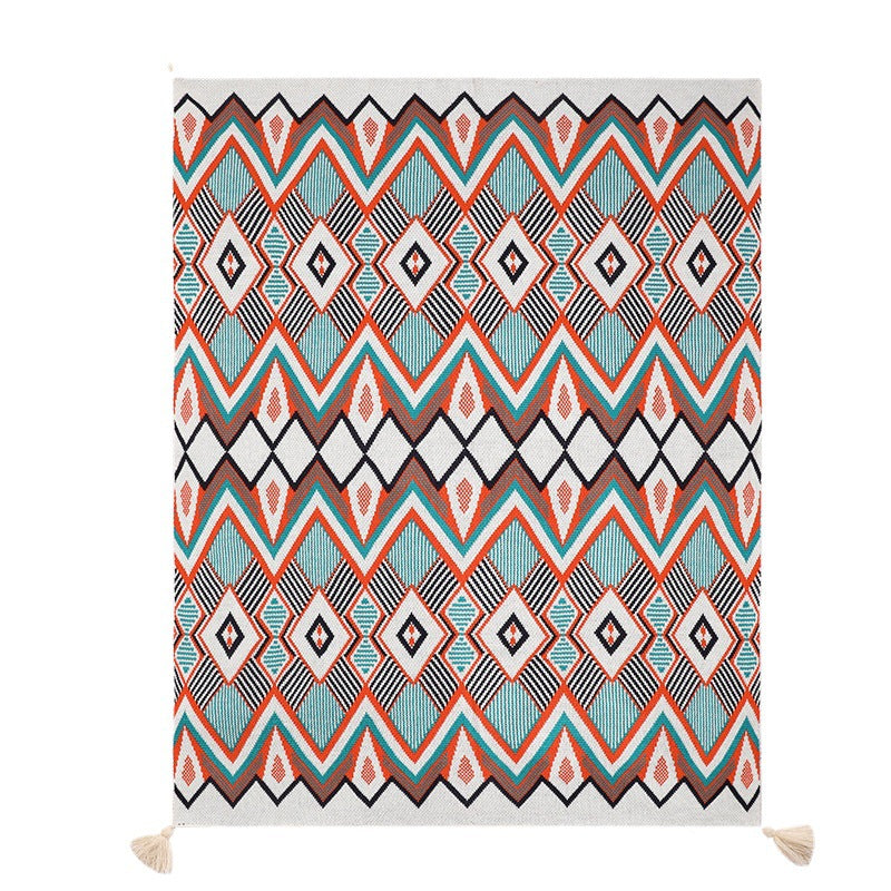Women's Patterned Snuggle Blanket with Tassels Bowlift