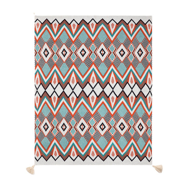 Women's Patterned Snuggle Blanket with Tassels Bowlift