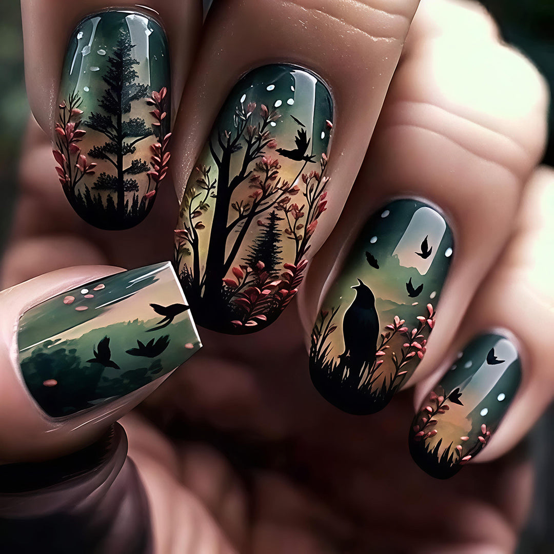 Nature-Inspired Nail Art Set Bowlift
