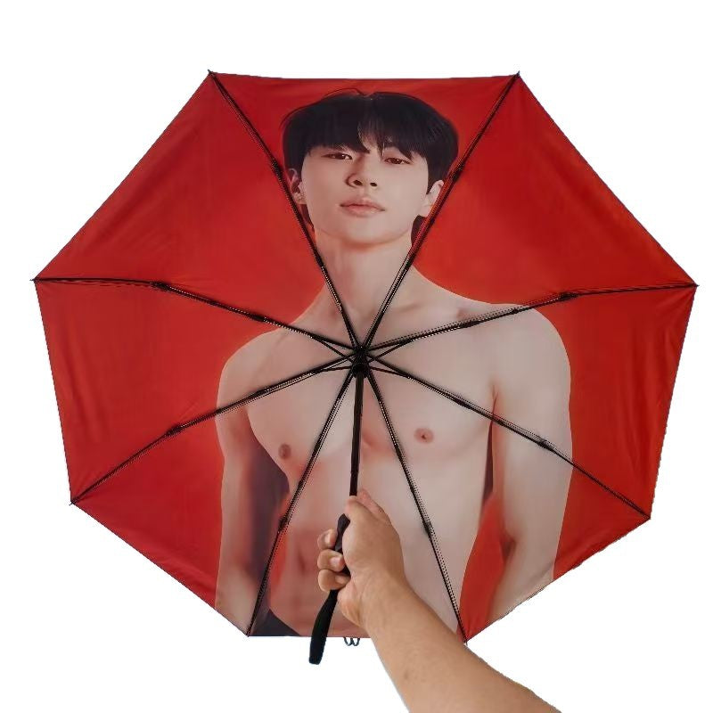 Women's foldable umbrella with unique design Bowlift