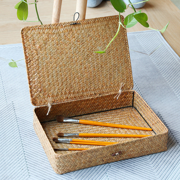 Handcrafted Natural Storage Box Bowlift