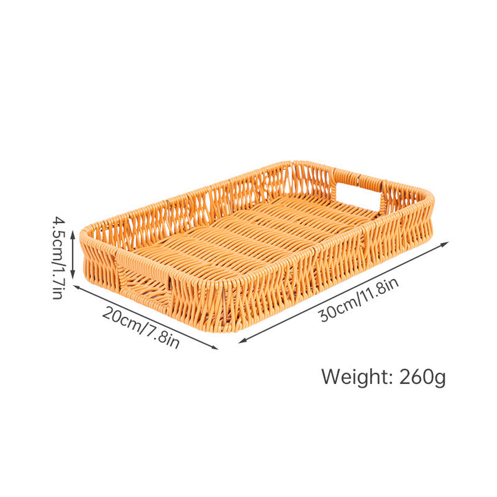 Rectangular Woven Serving Tray Bowlift