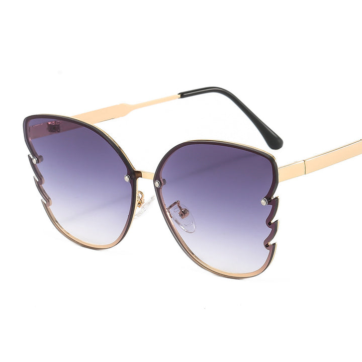 Women's statement sunglasses with unique design and gradient lenses Bowlift
