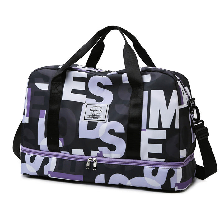 Stylish Sports Travel Duffle Bag with Multiple Compartments Bowlift