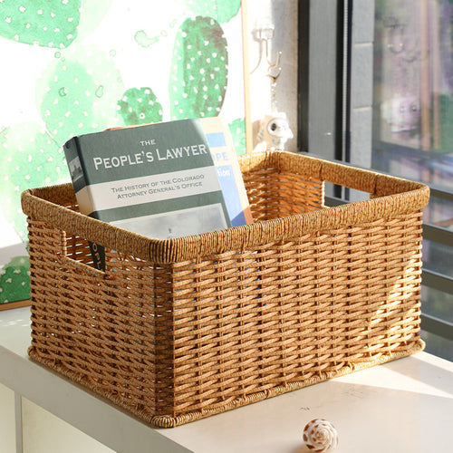 Unisex Practical Storage Basket with Open Handles Bowlift