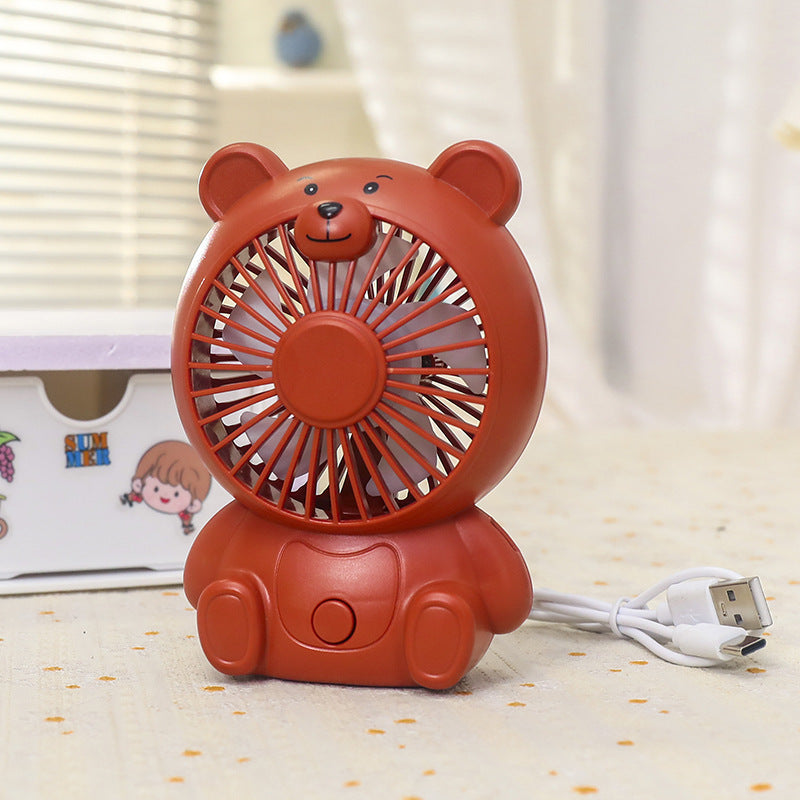 Ladies USB table fan in bear design Bowlift
