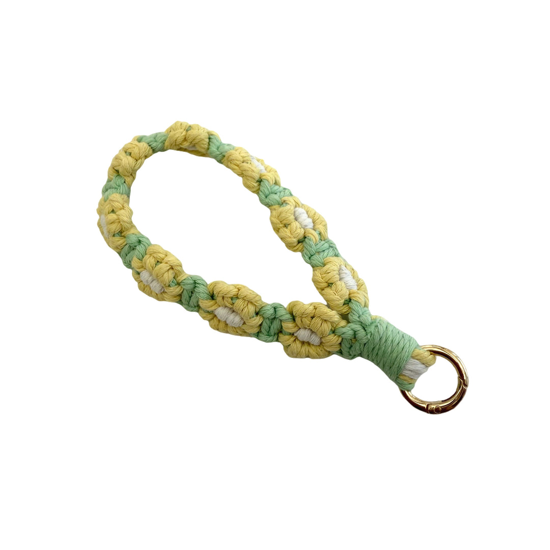 Floral Macrame Keychain Holder Bowlift