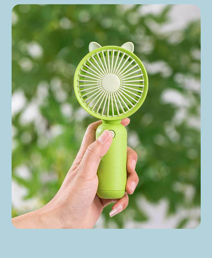 Ladies portable handheld fan in animal design Bowlift