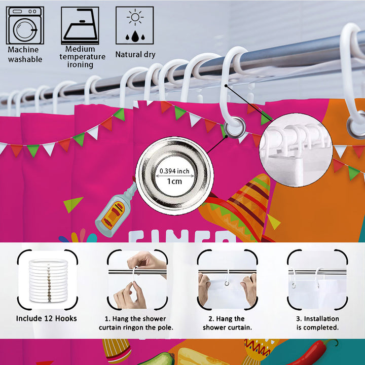 Cinco de Mayo-Themed Complete Bathroom Set Bowlift