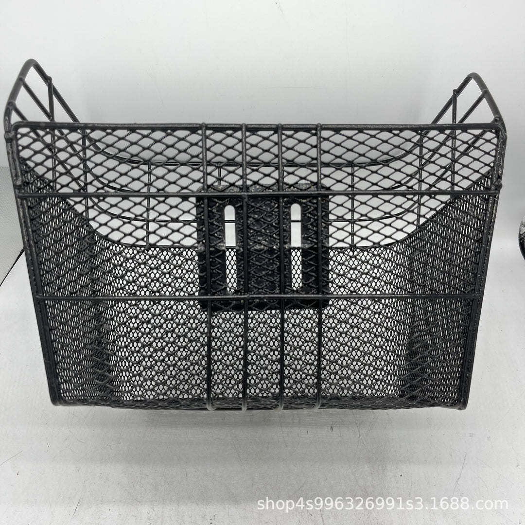 removable mesh front bicycle basket with quick-release mount Bowlift