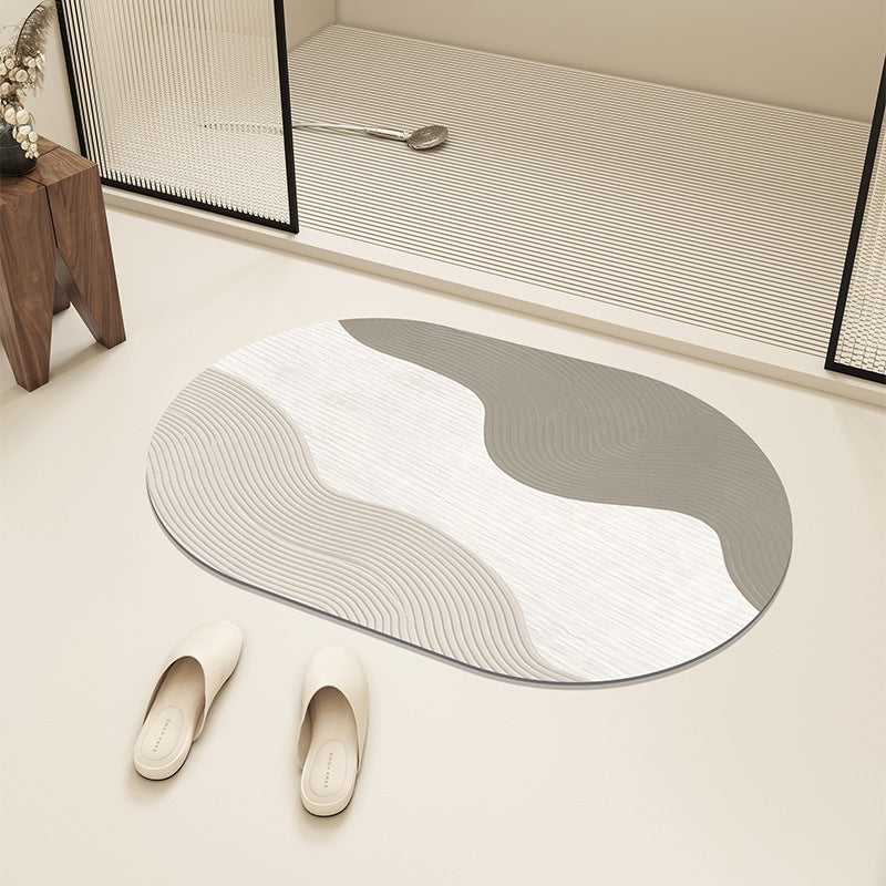 Unisex Non-Slip Memory Foam Bath Mat Bowlift