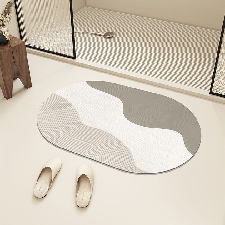 Unisex Non-Slip Memory Foam Bath Mat Bowlift