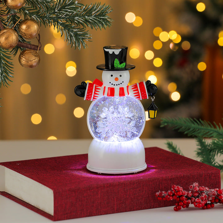 Decorative Snow Globe Lantern Bowlift 1790145134