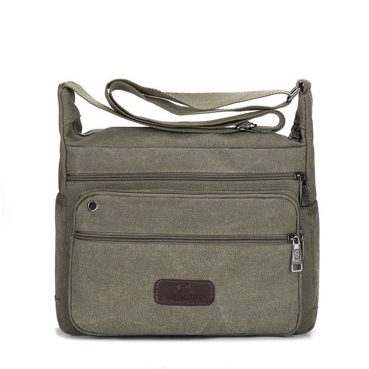 Versatile Canvas Messenger Bag