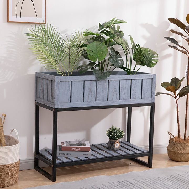 Wooden Planter Stand Bowlift