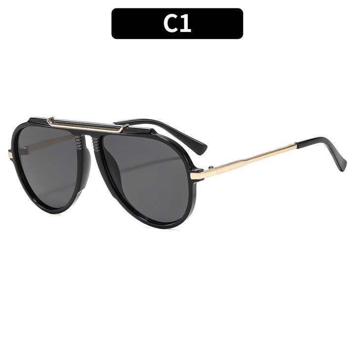 Retro-Inspired Fashion Aviator Sunglasses