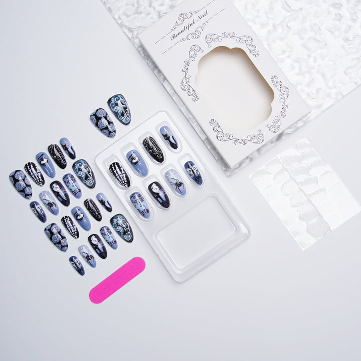 Artificial nail set with creative designs Bowlift