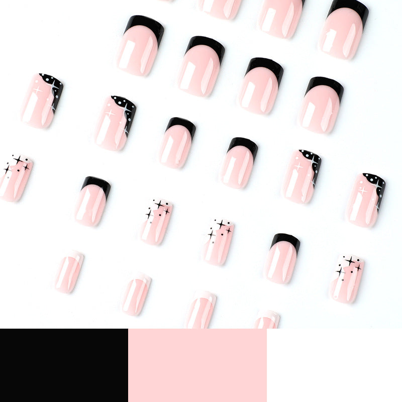 Artful Nail Art with Reflective Accents Bowlift