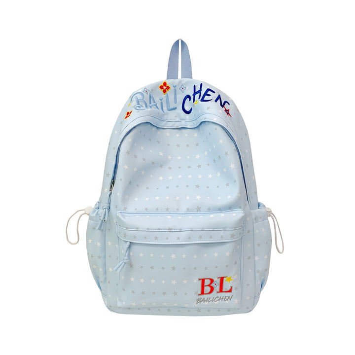 Stylish Star-Embellished Backpack