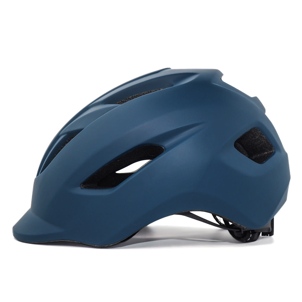 urban commuter cycling helmet with adjustable retention and integrated visor Bowlift