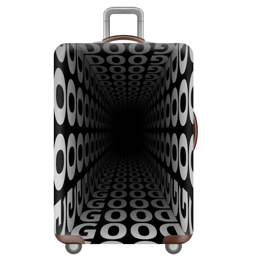 Unisex nan robust hard-shell suitcase with artistic face portrait print and 360° wheels Bowlift