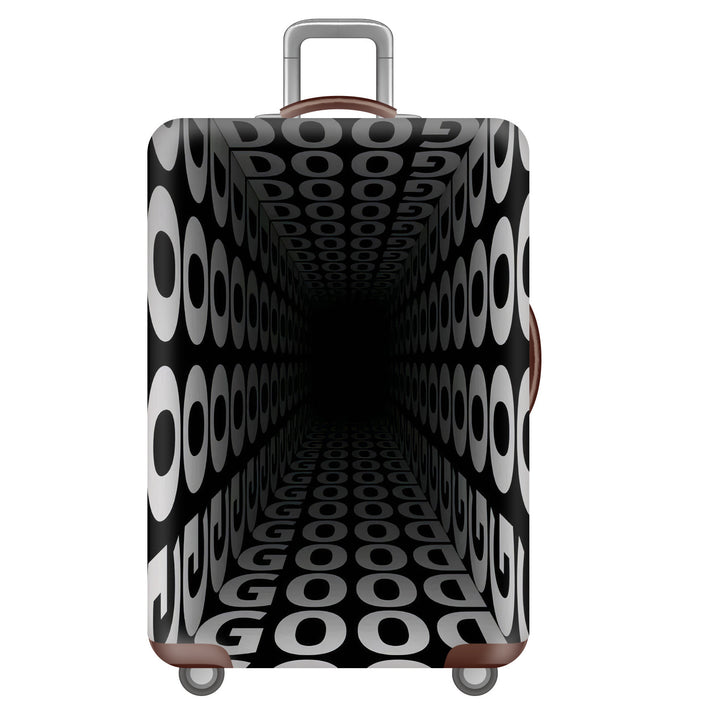 Unisex nan robust hard-shell suitcase with artistic face portrait print and 360° wheels Bowlift