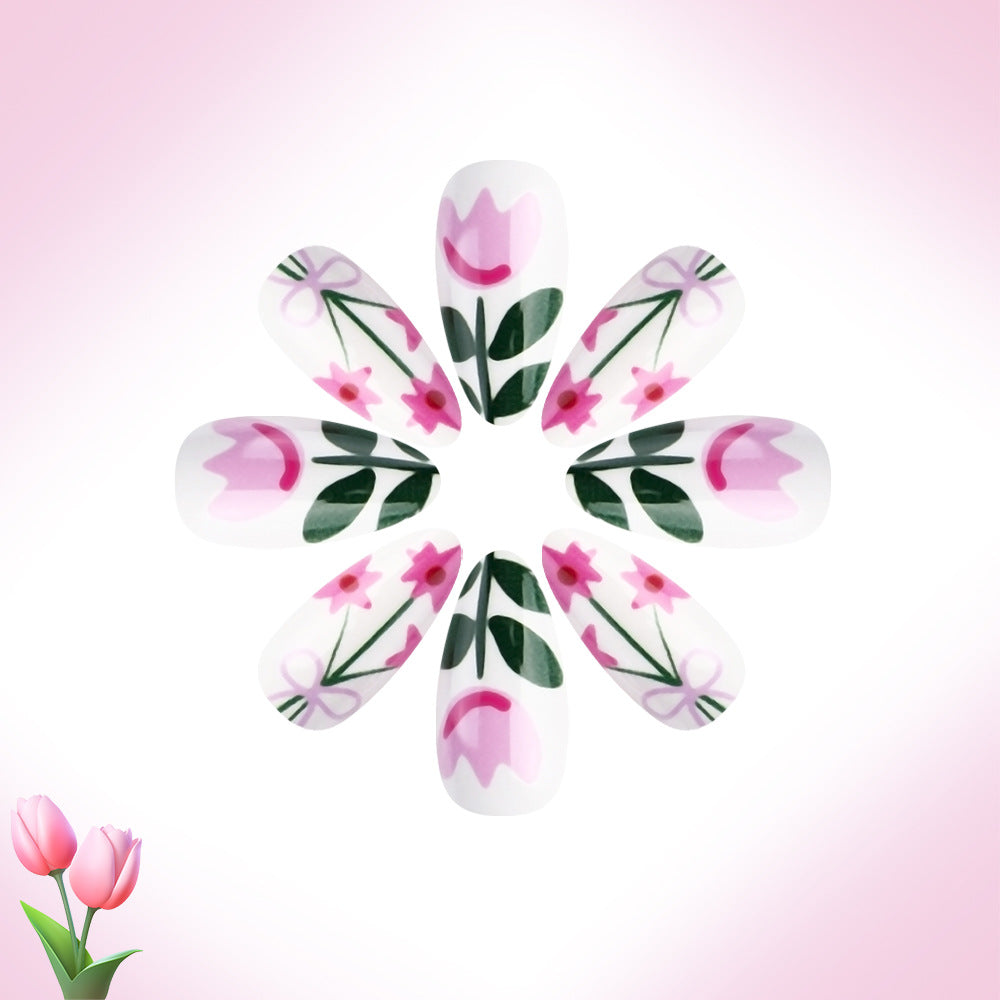 Floral Decorative Nail Art Bowlift
