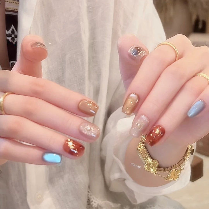 Premium Press-On Nail Art Bowlift