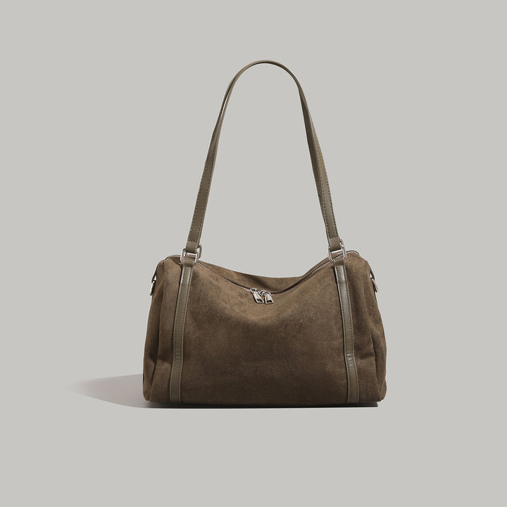Soft Suede Shoulder Bag Bowlift