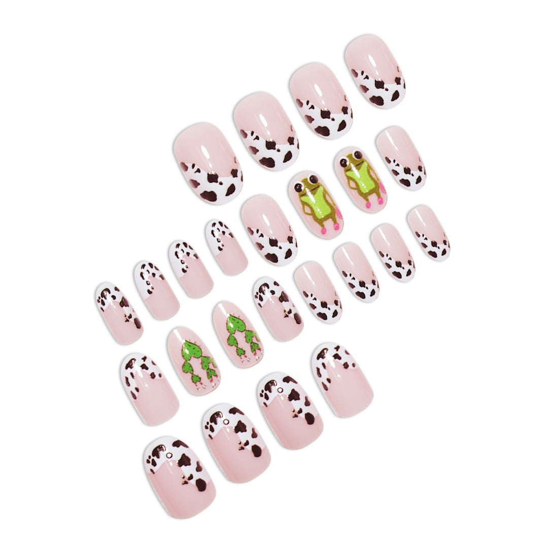 Playful Animal-Themed Press-On Nail Art Bowlift