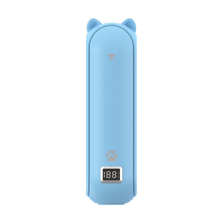Unisex Digital Temperature Display Heated Portable Fan Bowlift