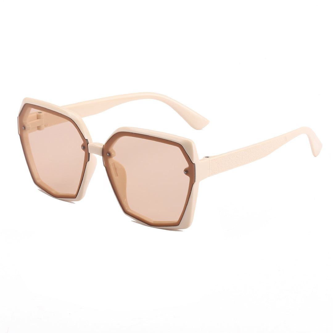 Women's fashionable sunglasses with eye-catching polygon frame Bowlift