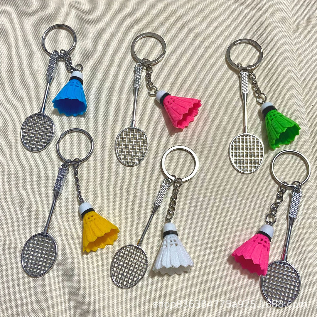 Badminton-Themed Keychain Bowlift