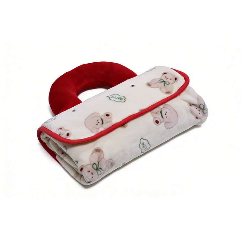 Women's Neck Support Pillow with Decorative Design Bowlift