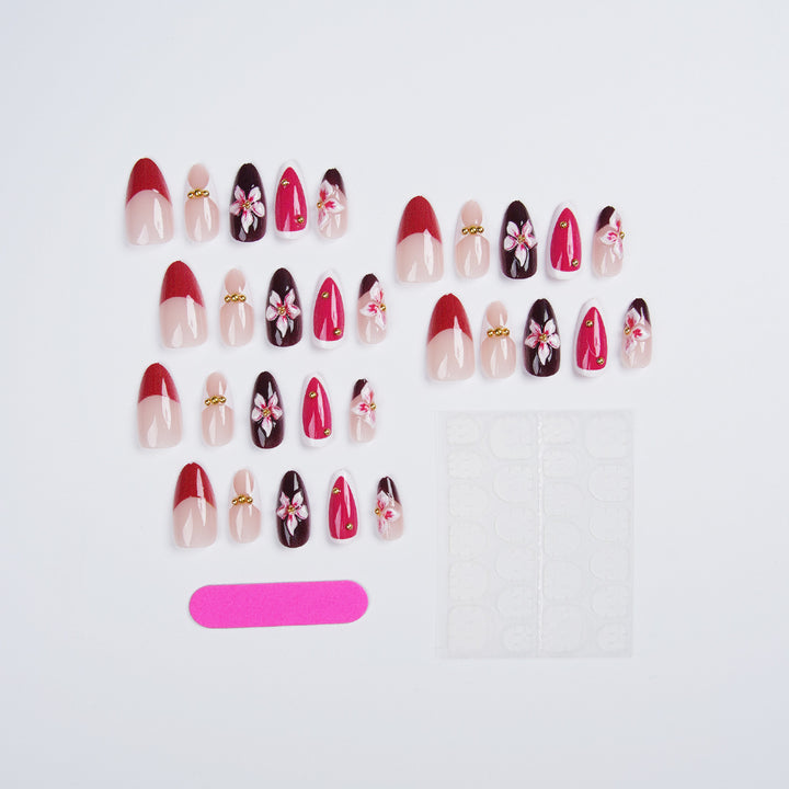 Exclusive Premium Artificial Nail Set Bowlift