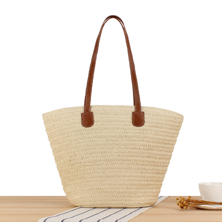Beach bag in modern woven design Bowlift