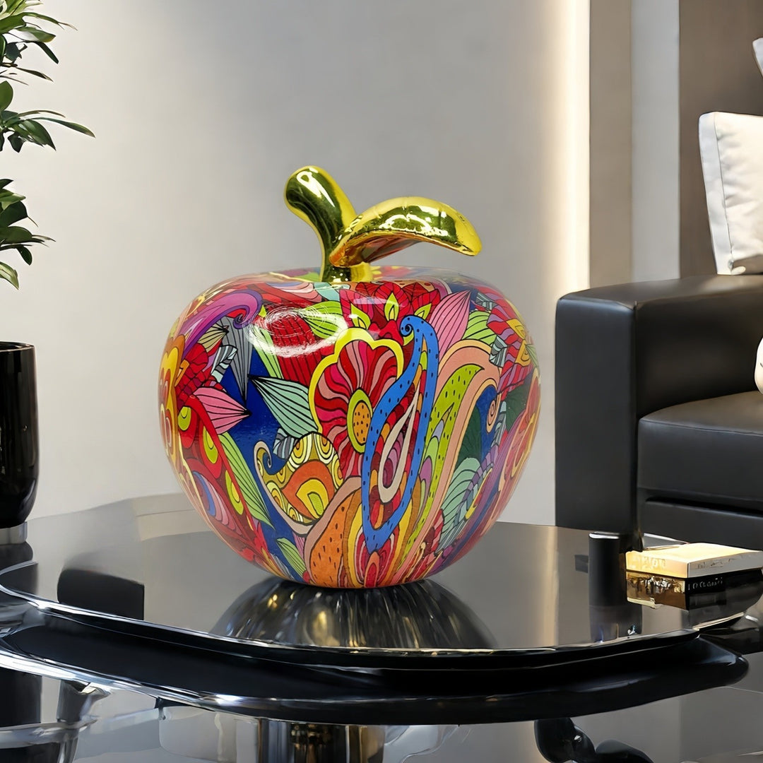 Decorative apple figure with artistic design Bowlift