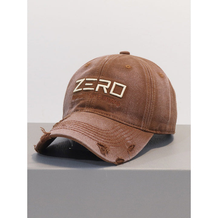 Men's Distressed Cotton Baseball Cap Bowlift 1784270076