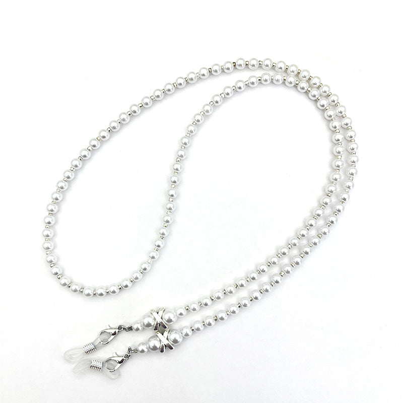 Elegant Pearl Beaded Eyewear Chain Bowlift
