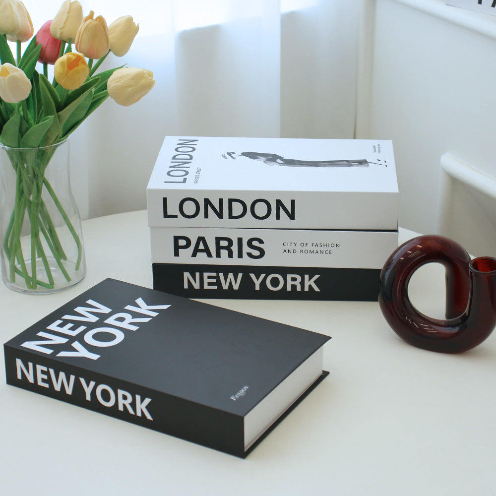 Decorative Hardcover Hidden Storage Book Safe Bowlift