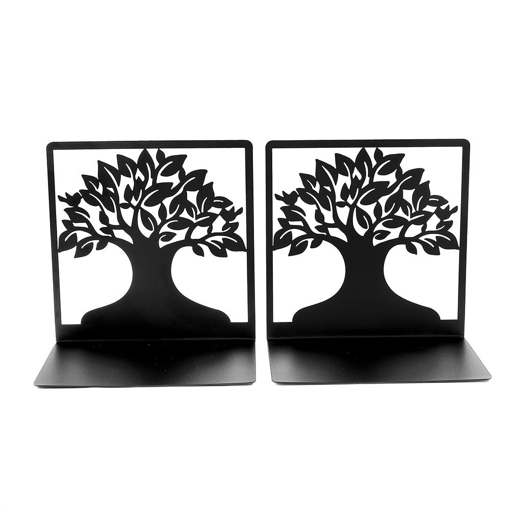 Decorative Metal Tree Design Bookends