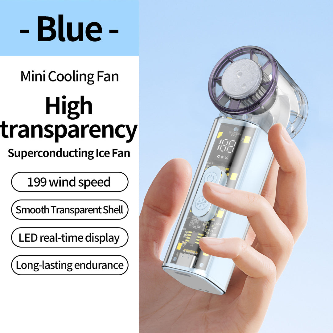 Unisex Pocket-Sized High-Speed Cooling Fan Bowlift