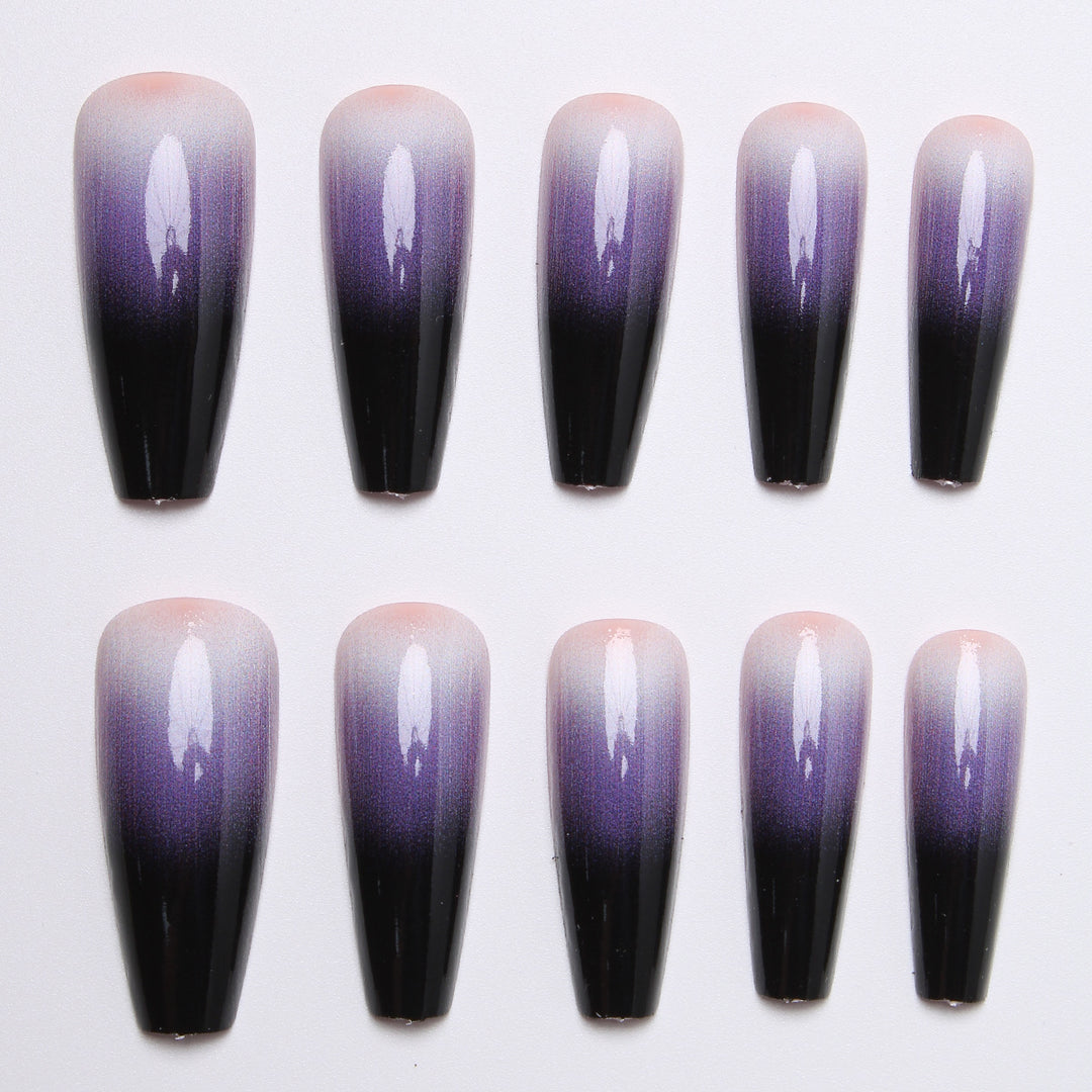 Ombre Long-Lasting Press-On Nails Bowlift