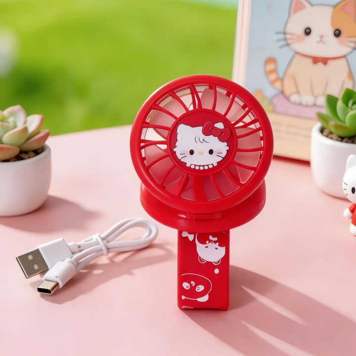 Women's Portable Spray Hand Fan in Cute Duck Design Bowlift