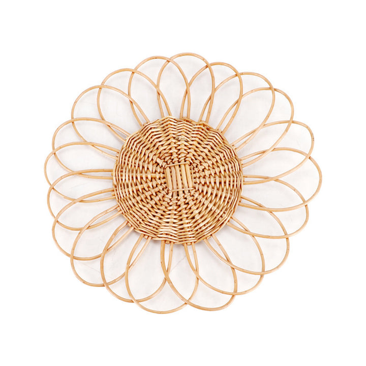 Decorative Wall Plate Made of Woven Rattan Bowlift