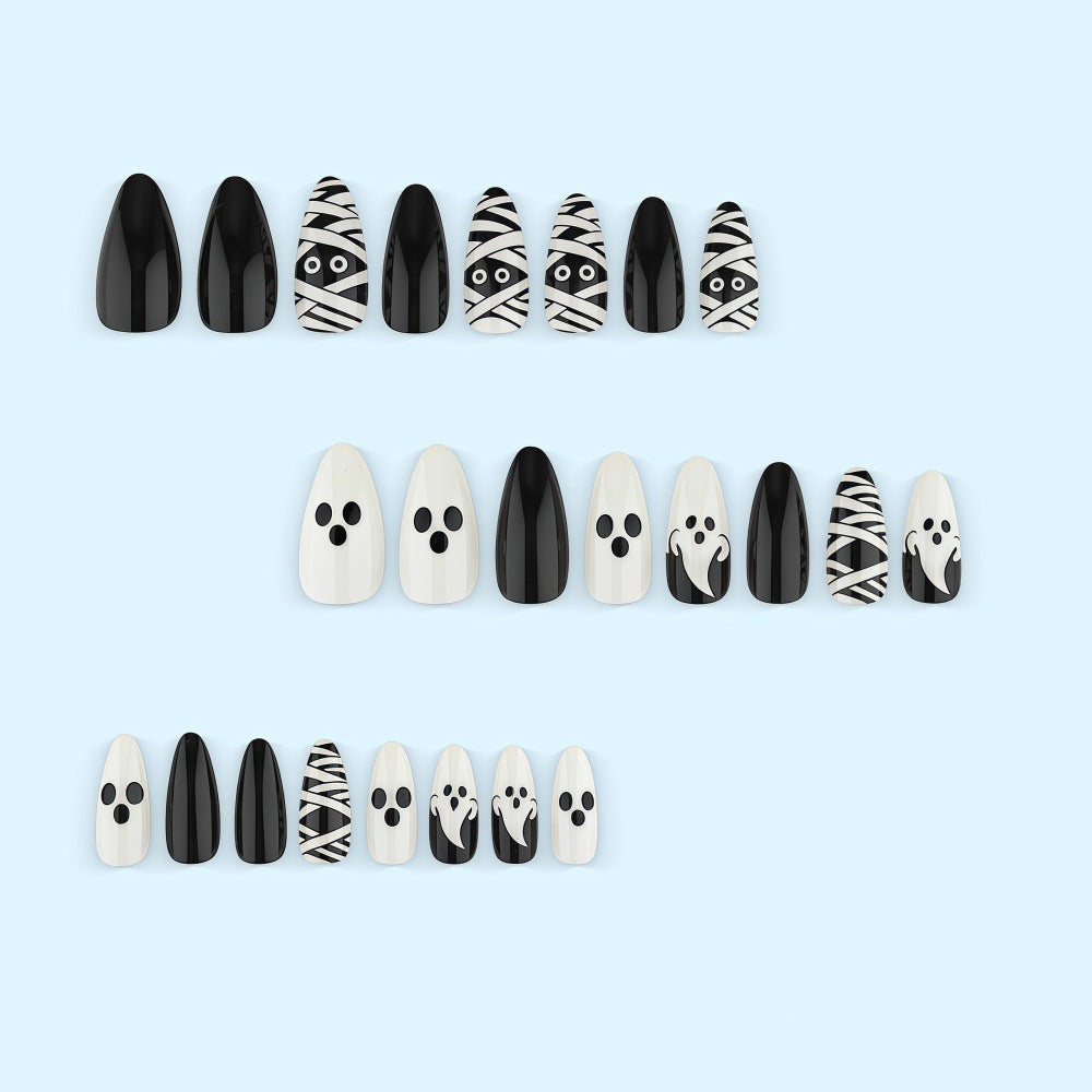 Creative Halloween-style Art Nails Bowlift